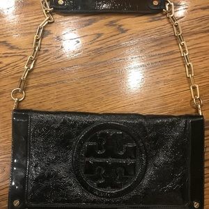 Pry Burch patent leather clutch